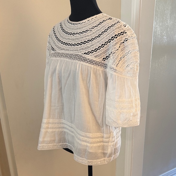 Love the Label White Lace Women's Top - Picture 3 of 7